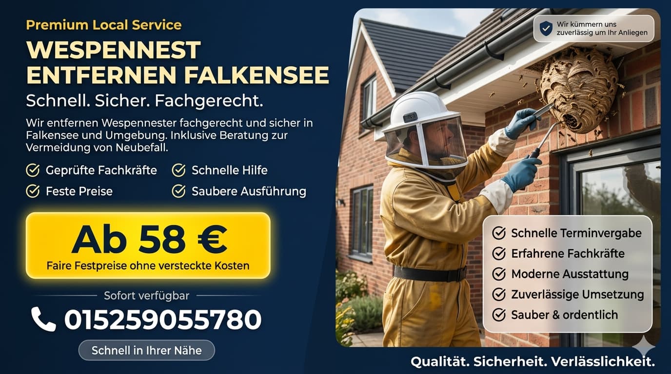 wespennest entfernen falkensee