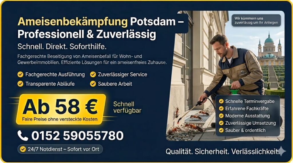 ameisenbekämpfung potsdam