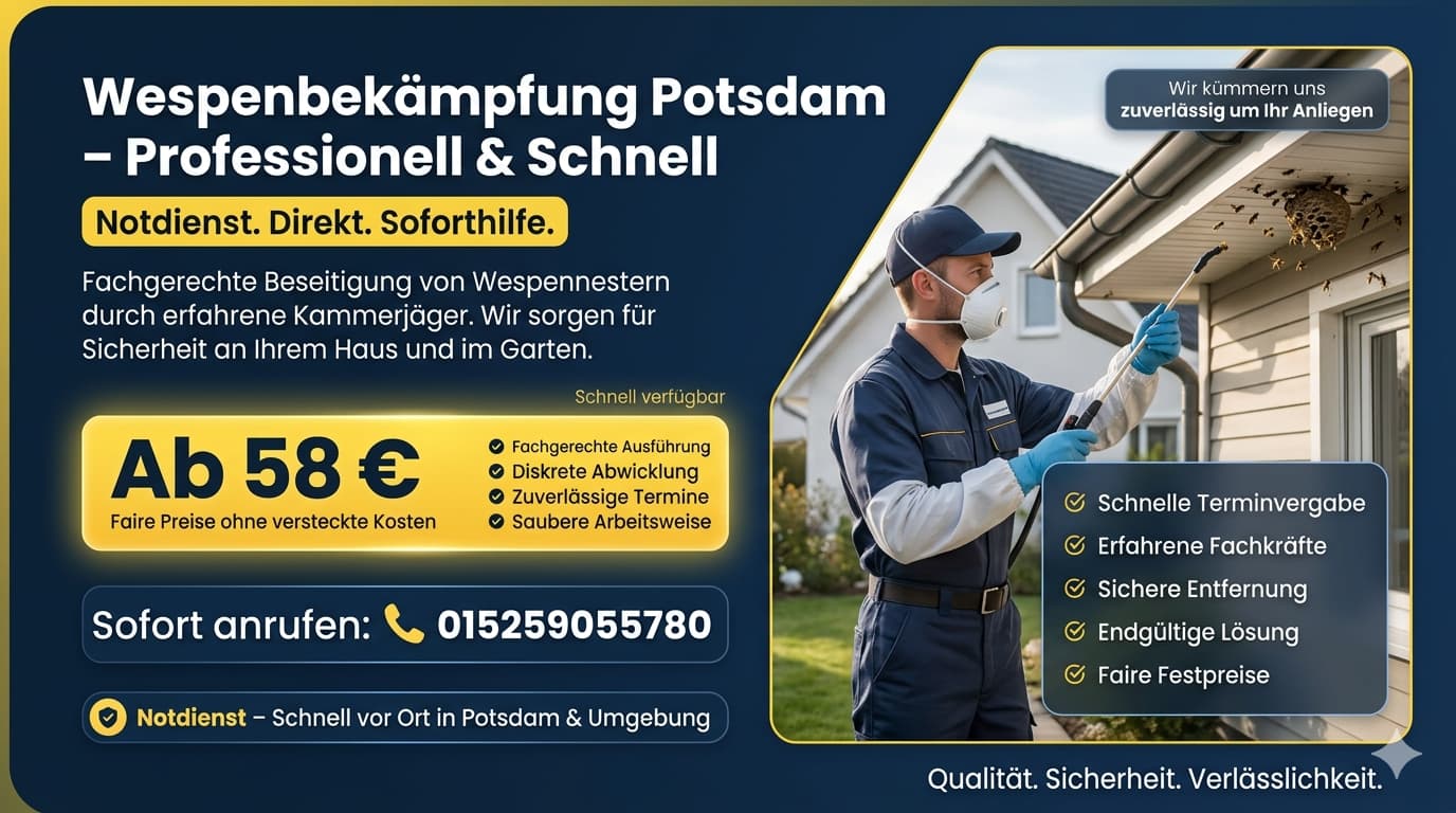 wespenbekämpfung potsdam