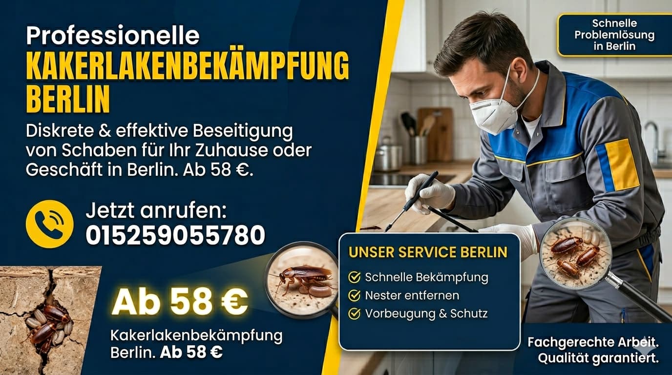 kakerlakenbekämpfung berlin