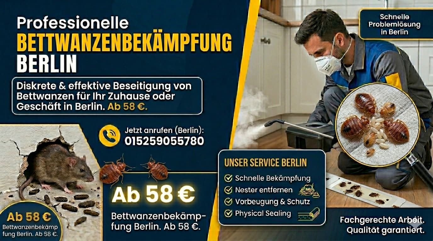 bettwanzenbekämpfung berlin