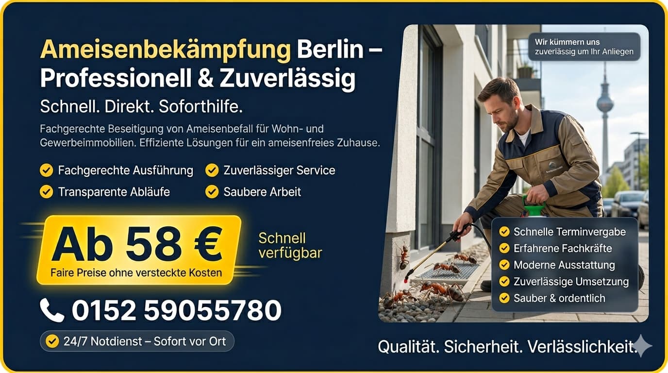 ameisenbekämpfung berlin